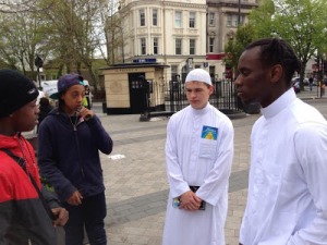 Abdul and Asim giving Street Da'wah @ UK